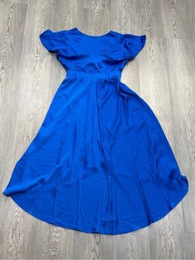 Women’s Blue Medium Short Sleeve Dress